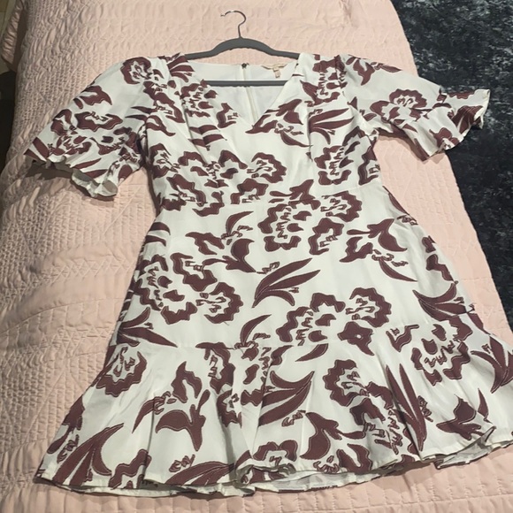 Rebbeca Taylor Designer Amea Floral ruffle Woman’s dress - Picture 4 of 13